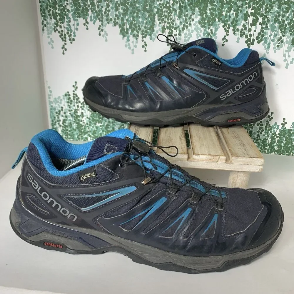 Salomon X Ultra 3 GTX Mens Size 12.5 Hiking Running Shoes Goretex Waterproof